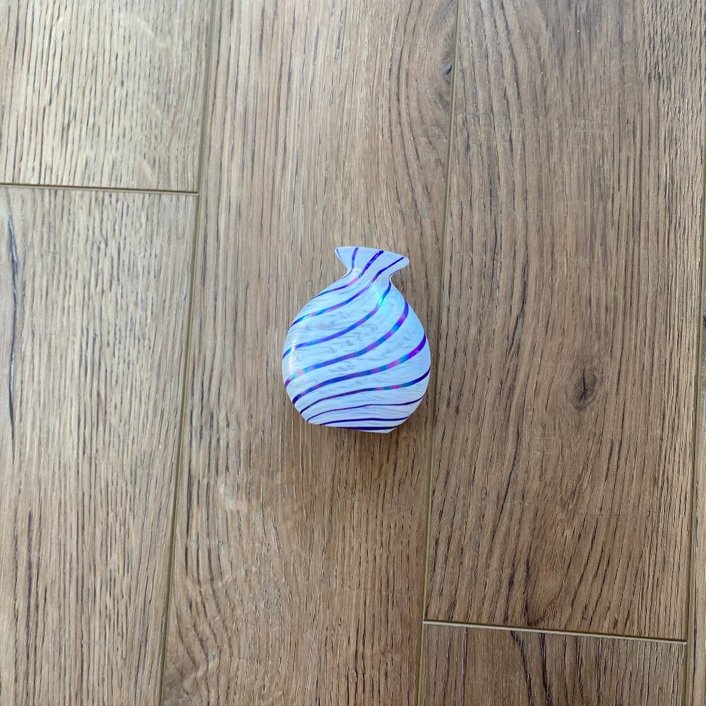 Painted Glass Vase